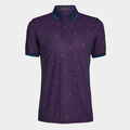 G/FORE SCRIPT STRIPE BANDED SLEEVE TECH PIQUÉ POLO image number 1