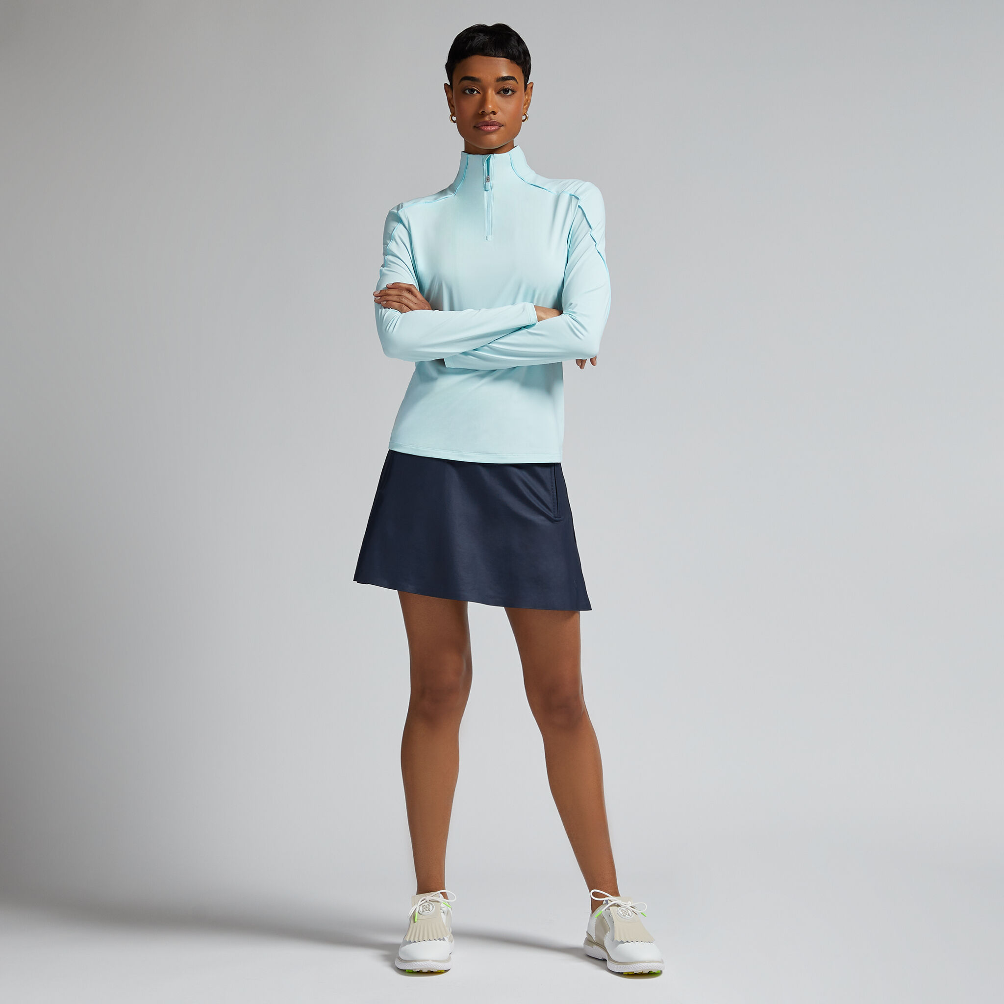 SUN SHIELD SILKY TECH NYLON QUARTER ZIP PULLOVER | WOMEN'S PULLOVERS &  QUARTER-ZIPS | G/FORE