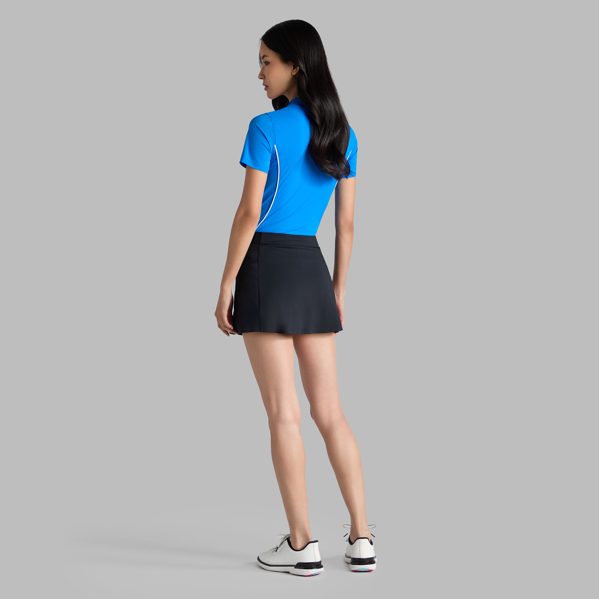 LIGHTWEIGHT WARP KNIT QUARTER ZIP POLO | WOMEN'S POLO SHIRTS