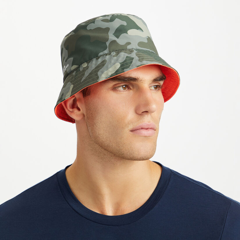 CAMO G.112 REVERSIBLE FEATHERWEIGHT TECH BUCKET HAT, MEN'S HATS