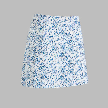 SCATTERED DITZY FLORAL SILKY TECH NLYON SKORT - Alternate Image 1