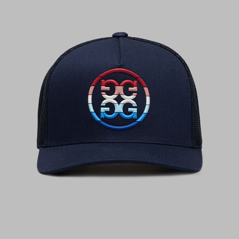 GRADIENT CIRCLE G'S MID TRUCKER HAT image number 4