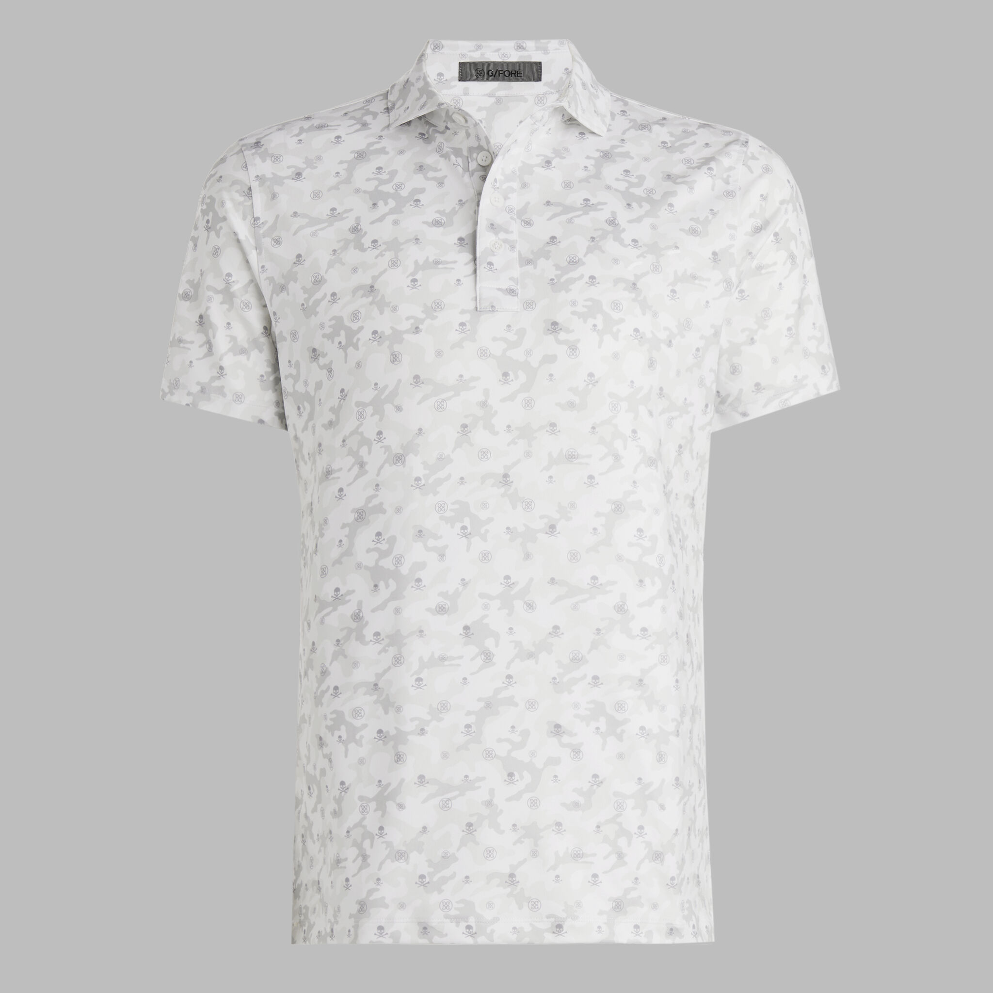 [G FORE] MAPPED ICON CAMO TECH JERSEY MODERN SPREAD COLLAR☆ MAPPED ICON CAMO TECH JERSEY MODERN SPREAD COLLAR POLO