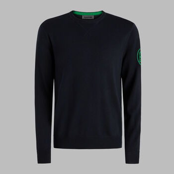 CIRCLE G'S MERINO WOOL CREWNECK SWEATER - Alternate Image 1