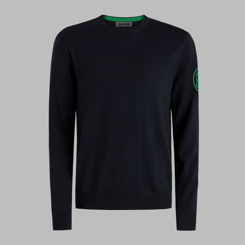 CIRCLE G'S MERINO WOOL CREWNECK SWEATER image number 1