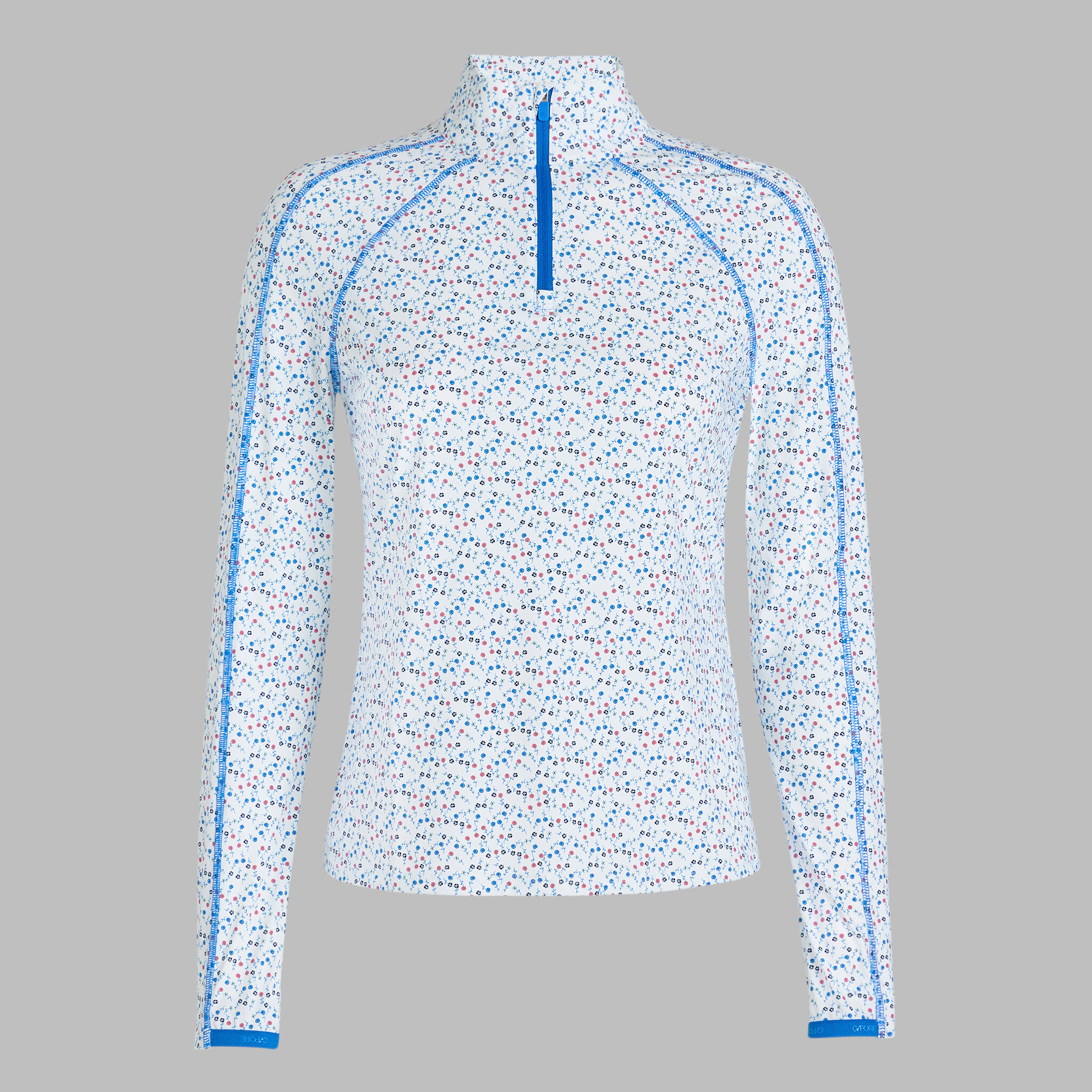 B　1014 AYE POPPY SILKY TECH NYLON QUARTER ZIP | WOMEN'S PULLOVERS