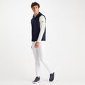 DOUBLE KNIT SPACER JERSEY HOODED SLIM FIT FULL ZIP VEST image number 4