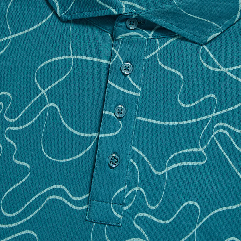 PENCIL TECH PIQUÉ MODERN SPREAD COLLAR POLO image number 6