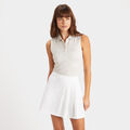 LUXE SIDE PLEAT 4-WAY STRETCH TWILL SKORT image number 3