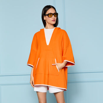 COTTON TERRY BEACH PONCHO