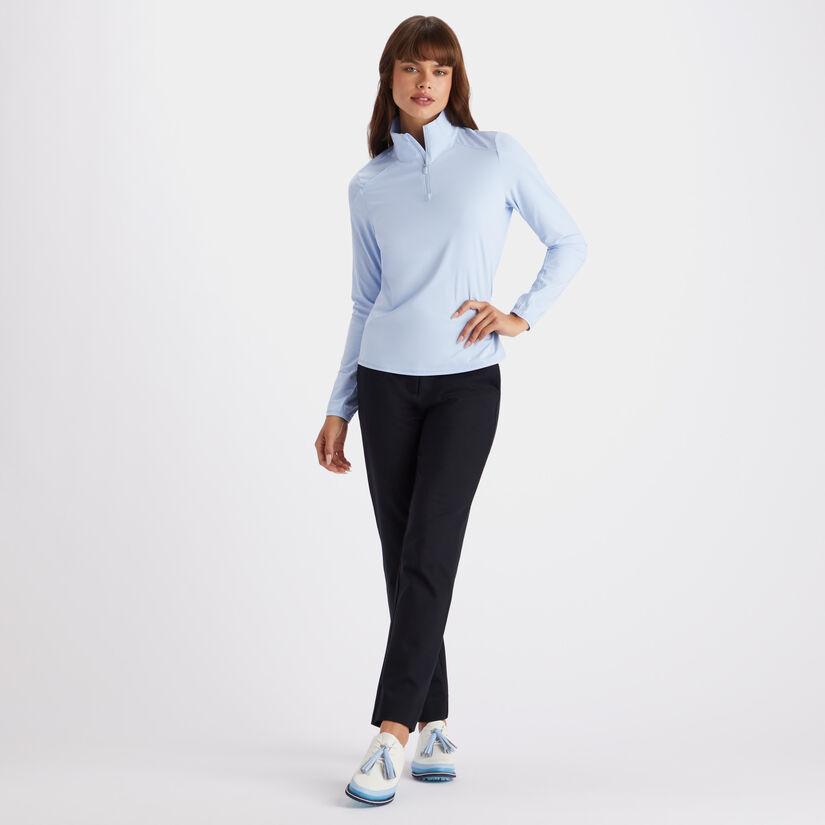 SUN SHIELD SILKY TECH NYLON QUARTER ZIP 1ST LAYER image number 4
