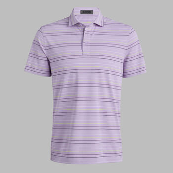 MULTI STRIPE TECH PIQU&Eacute; PERFORMANCE POLO