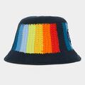 CIRCLE G'S COLOUR BLEND CROCHET BUCKET HAT image number 4