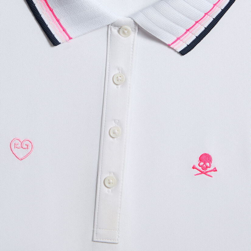 EMBROIDERED TECH PIQU&Eacute; SLEEVELESS PERFORMANCE POLO image number 5