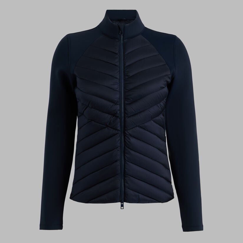 V-DOWN QUILTED HYBRID JACKET image number 1