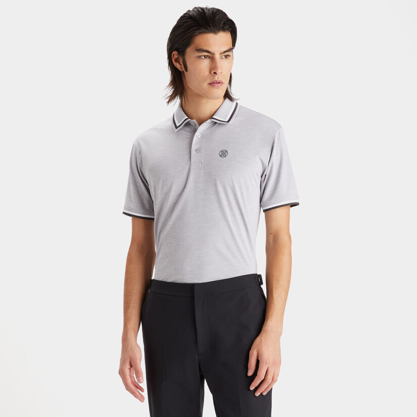TUX RIB COLLAR TECH JERSEY SLIM FIT POLO image number 3