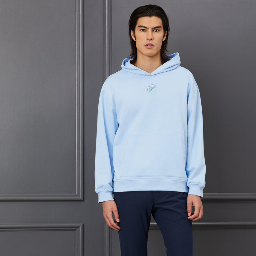 WORLDWIDE UNISEX OVERSIZED FRENCH TERRY HOODIE image number 3