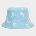 REVERSIBLE INTARSIA SKULL & TEES WOVEN BUCKET HAT image number 6