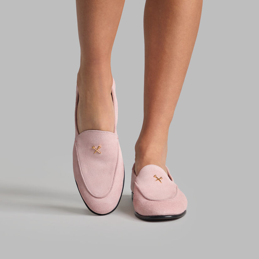 WOMEN'S METAL TEES SUEDE FLEX LOAFER image number 7