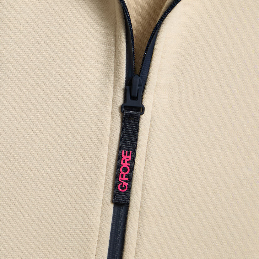 COZY DOUBLE KNIT CROPPED COLLARED JACKET image number 6