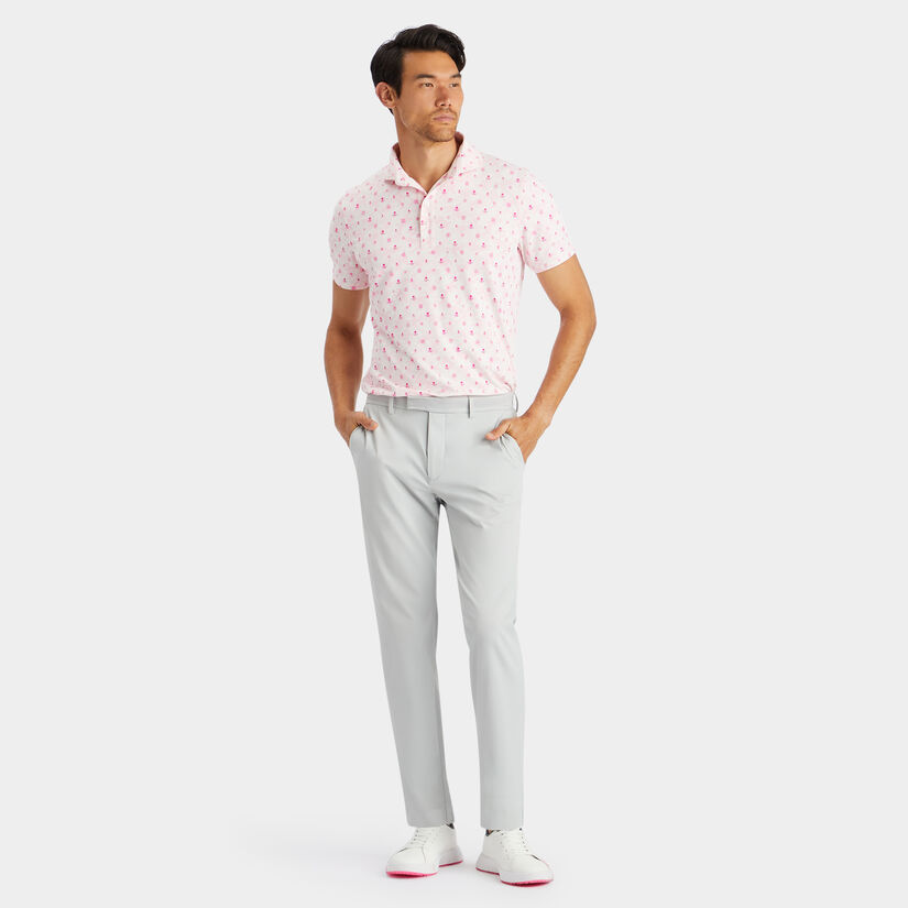 MAPPED ICON CAMO TECH JERSEY MODERN SPREAD COLLAR POLO image number 4