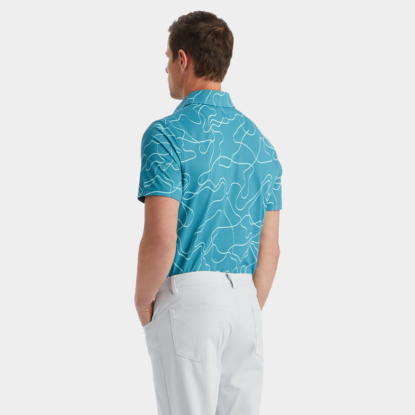 PENCIL TECH PIQUÉ MODERN SPREAD COLLAR POLO image number 5