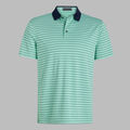 HERRINGBONE STRIPE TECH JERSEY POLO image number 2
