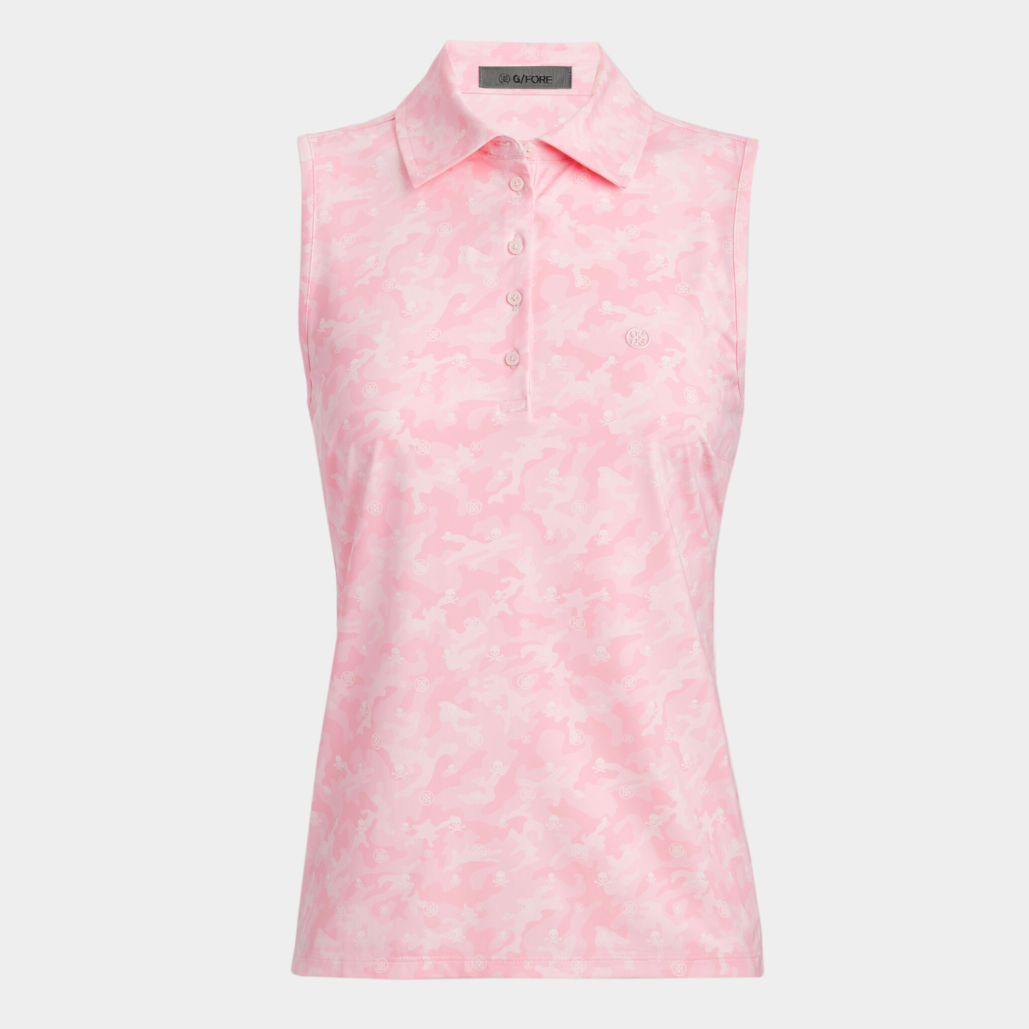 ICON CAMO SILKY TECH NYLON SLEEVELESS POLO | WOMEN'S POLO SHIRTS | G/FORE
