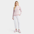 LAYERED MERINO WOOL POLO SWEATER image number 4
