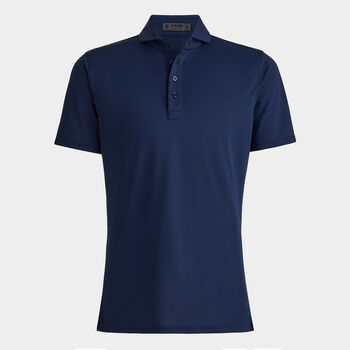 ESSENTIAL TECH PIQUÉ MODERN SPREAD COLLAR POLO
