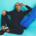 HOODED LUXE QUARTER ZIP MID LAYER image number 2