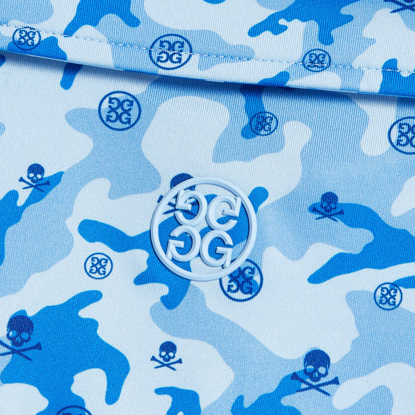 MAPPED ICON CAMO TECH JERSEY MODERN SPREAD COLLAR POLO image number 6