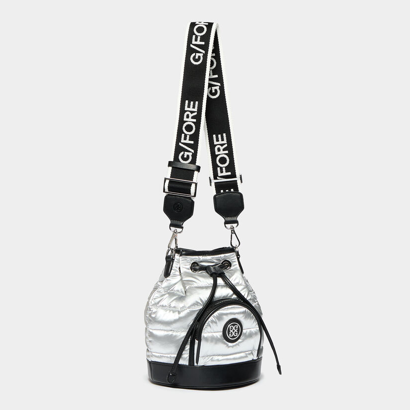 LTD RELEASE CIRCLE G'S QUILTED BUCKET BAG image number 2
