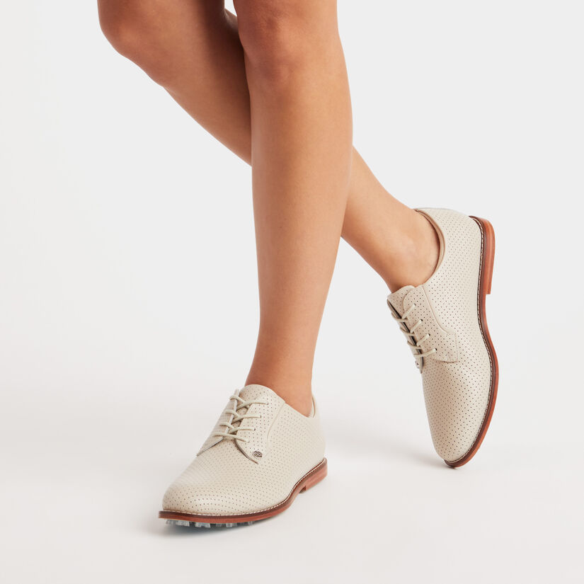 WOMEN'S GALLIVANTER PERFORATED LEATHER LUXE SOLE GOLF SHOE image number 7