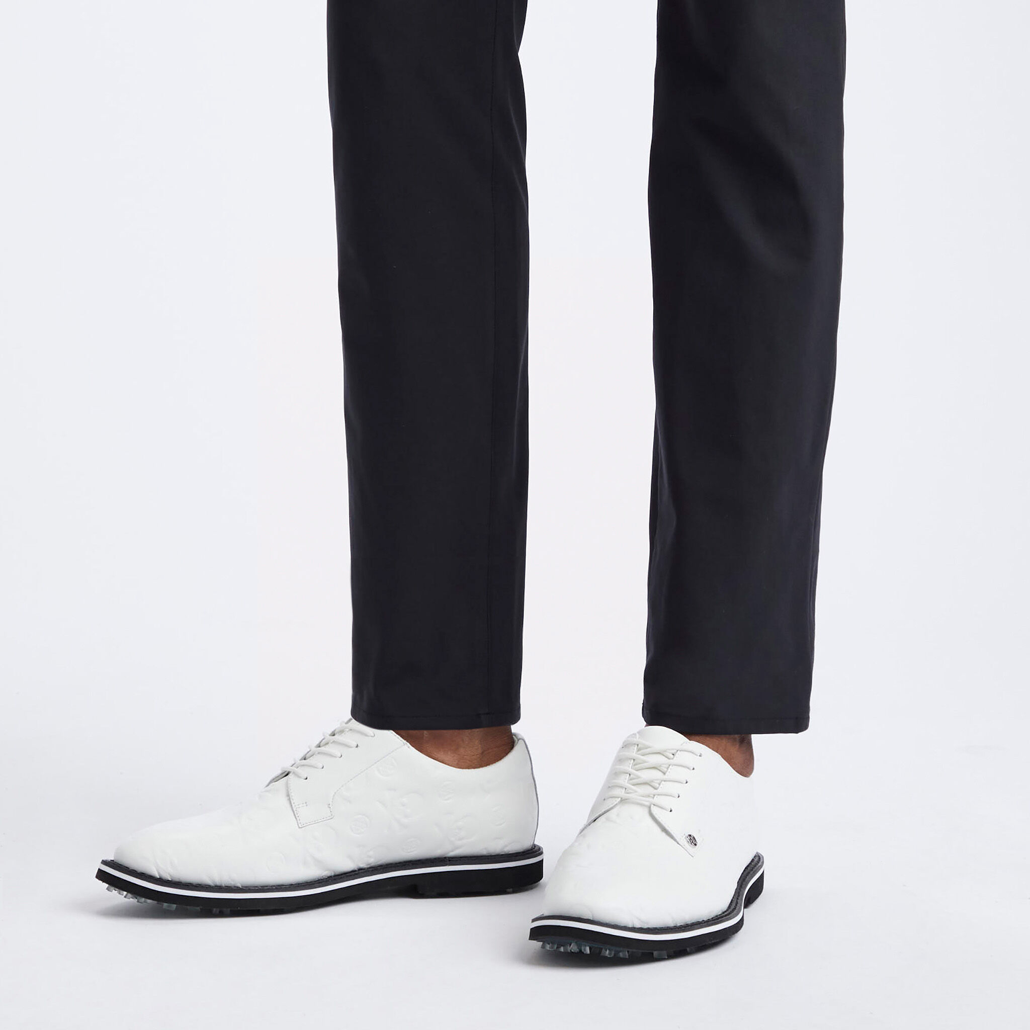 MEN S GALLIVANTER DEBOSSED SKULL TEES LEATHER GOLF SHOE MEN S