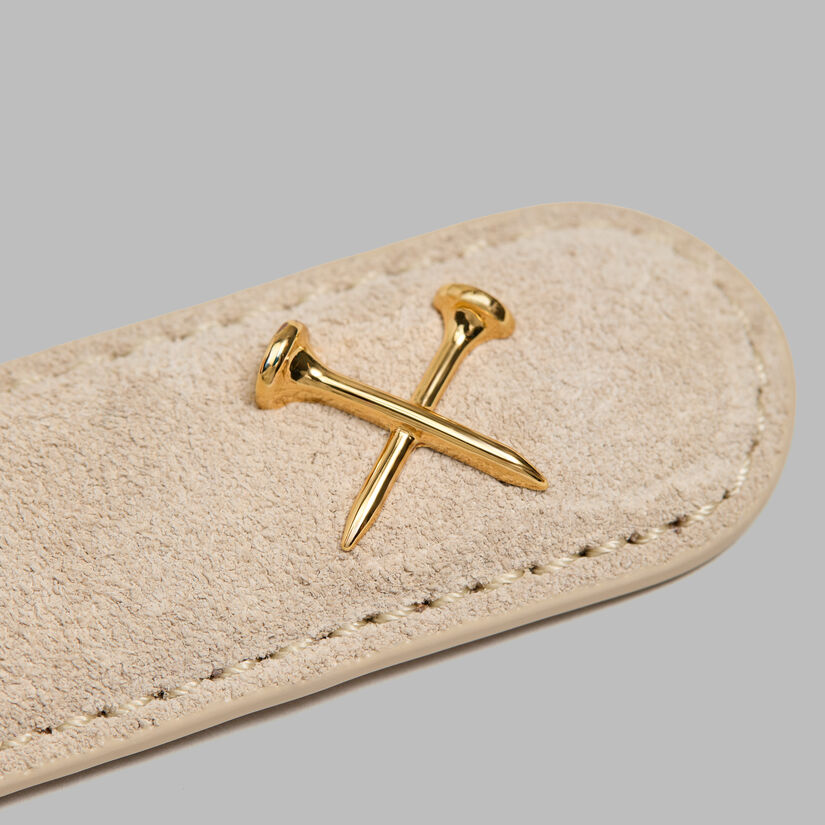 WOMEN'S METAL TEES SUEDE BELT image number 5