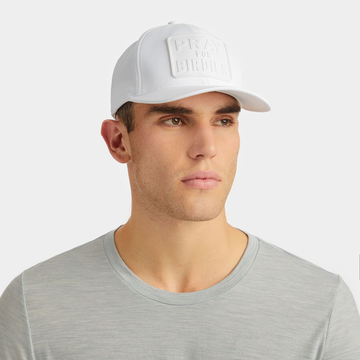 MONOCHROME PRAY FOR BIRDIES STRETCH TWILL SNAPBACK HAT MEN S