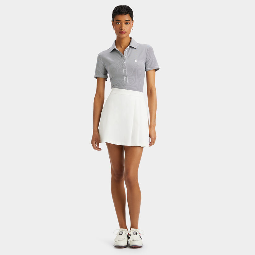 MIXED FEEDER STRIPE TECH JERSEY POLO image number 4