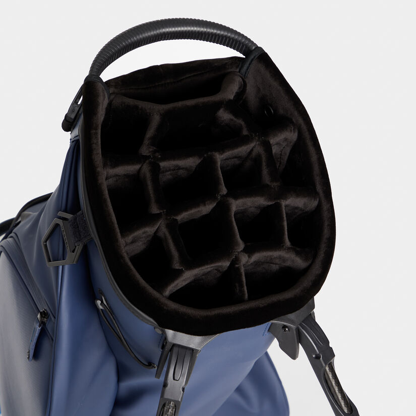 14 TOP COLOUR BLOCK TRANSPORTER TOUR CARRY GOLF BAG image number 5