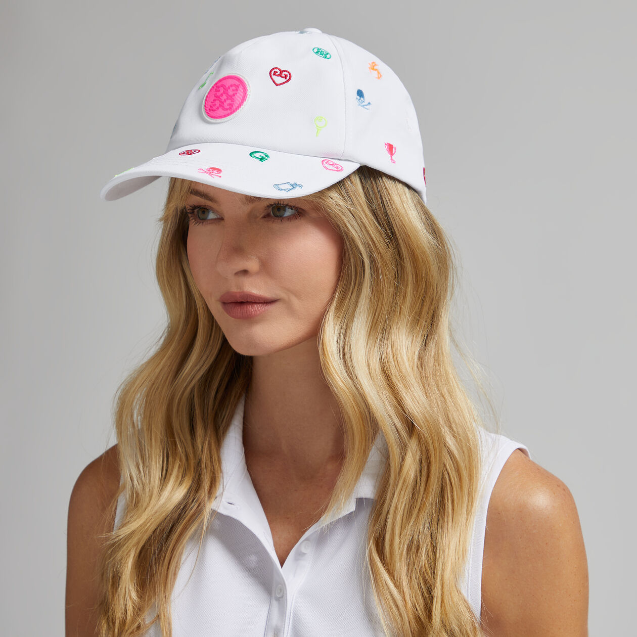 EMBROIDERED ICON STRETCH TWILL SNAPBACK HAT |MEN