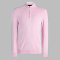 COOLING COTTON 1/4 ZIP SWEATER image number 1