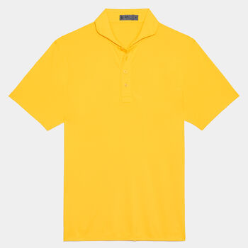 ESSENTIAL MODERN SPREAD COLLAR TECH PIQUÉ SLIM FIT POLO