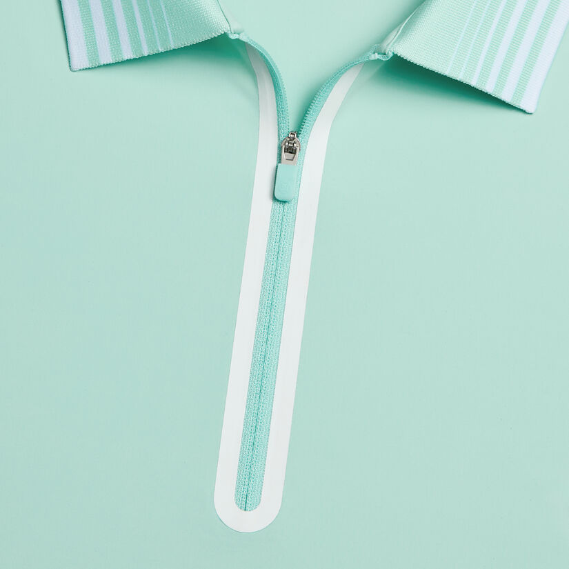 SILKY TECH NYLON QUARTER ZIP POLO image number 5