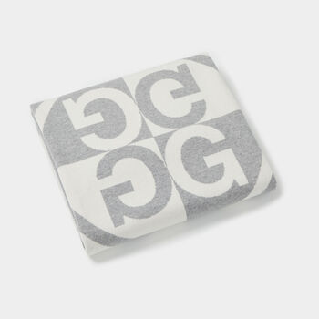 LIMITED EDITION CIRCLE G'S CASHMERE BLEND THROW BLANKET