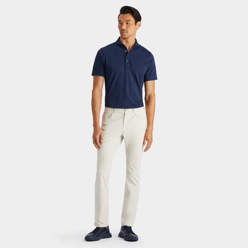ESSENTIAL TECH PIQUÉ MODERN SPREAD COLLAR POLO image number 5