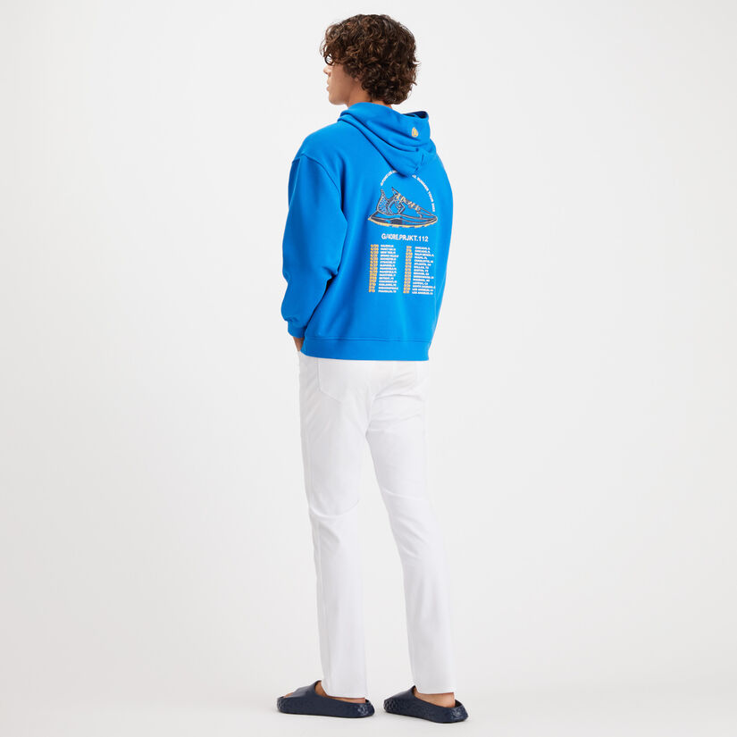 G/4ORE UNISEX OVERSIZED FRENCH TERRY HOODIE image number 5