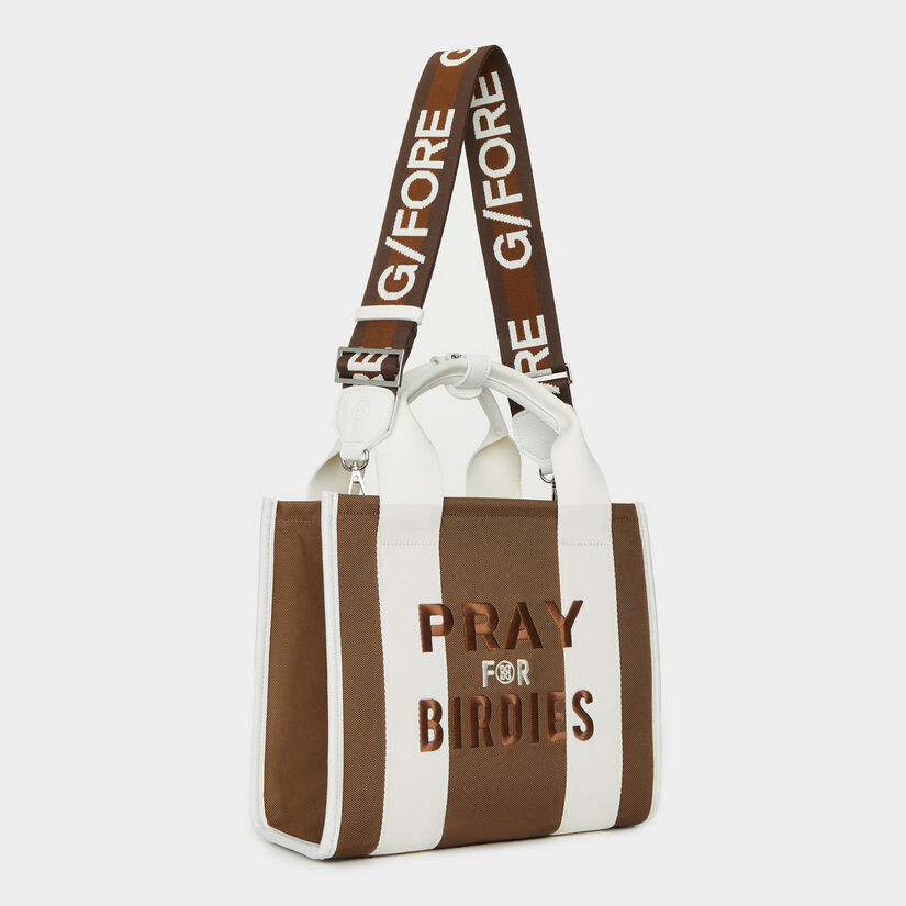 LIMITED EDITION PRAY FOR BIRDIES SQUARE BAG image number 1