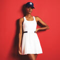 RACERBACK STRETCH OPS PLEATED TENNIS DRESS WITH SHORT image number 2