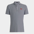 LIMITED EDITION U.S. OPEN FEEDER STRIPE MODERN SPREAD COLLAR TECH PIQUÉ POLO image number 1