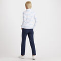 OFFSET STRIPE TECH JERSEY QUARTER ZIP PULLOVER image number 5